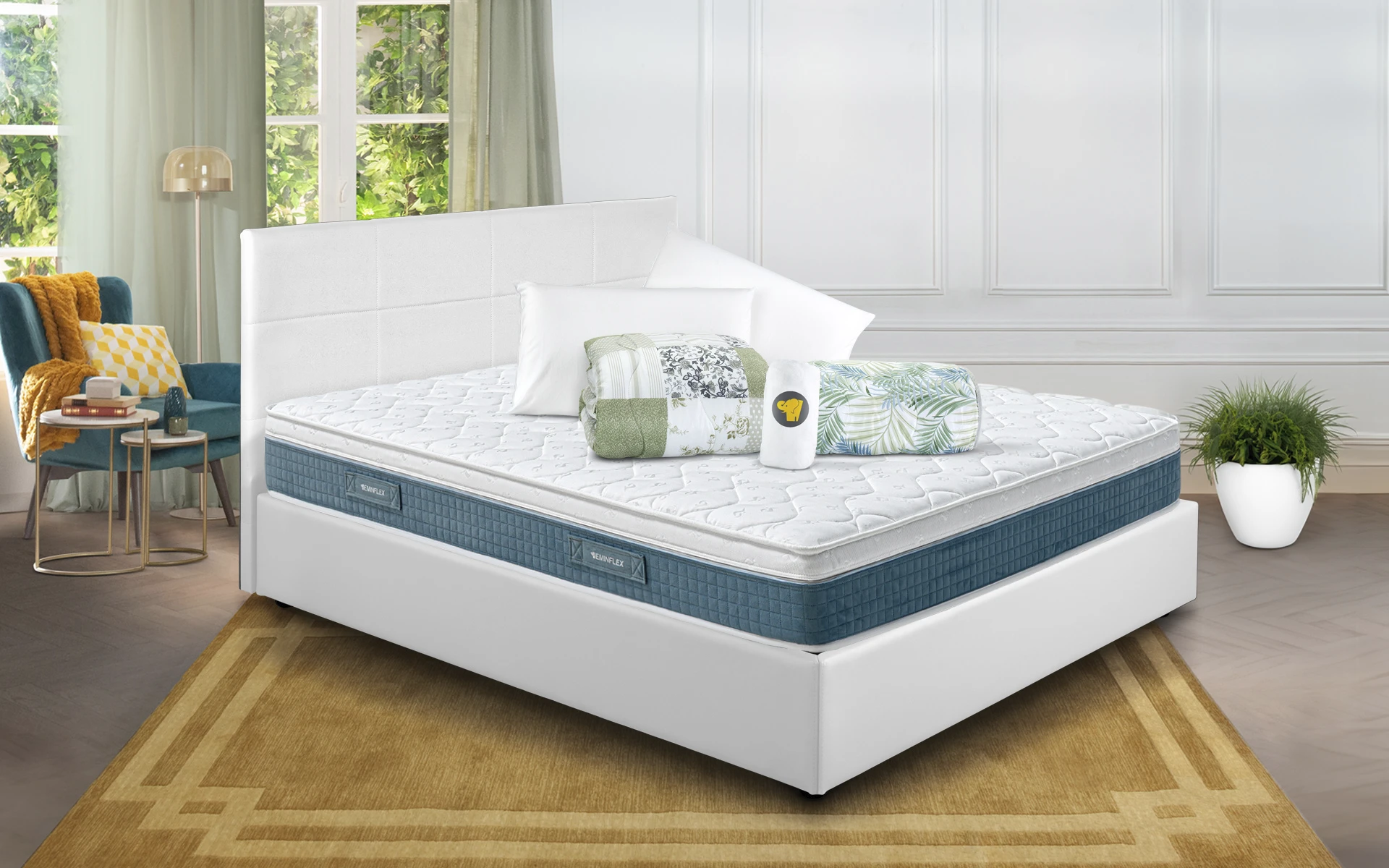Sano_matrimoniale_letto_contenitore_bianco_chiuso_kit_offerta