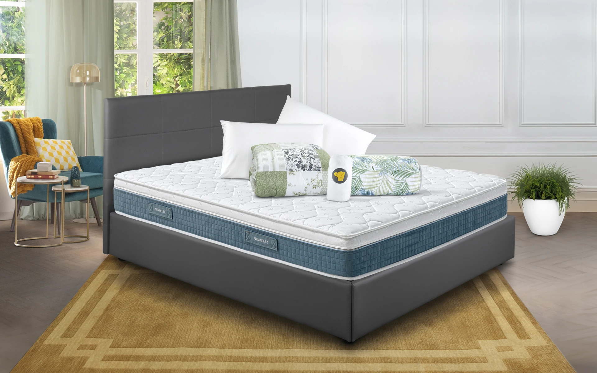 Sano_matrimoniale_letto_contenitore_grigio_chiuso_kit_offerta